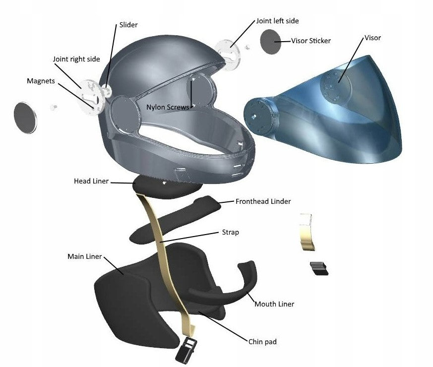 Buckle Skyhelmets Fujin