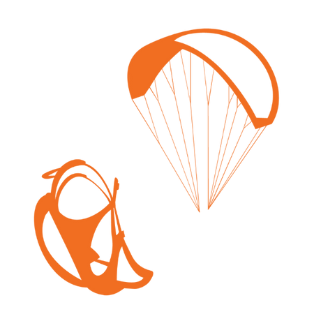 Brukte paragliderpakker