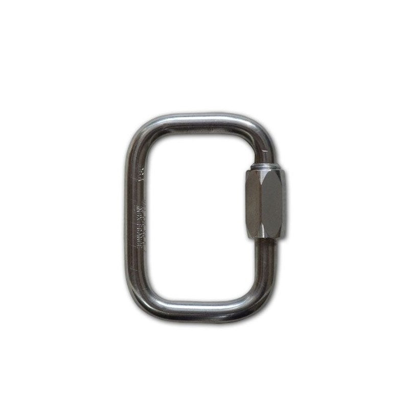 6 mm square stainless steel maillon rapide