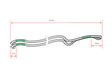 Tandem dyneema y riser