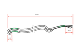 Tandem dyneema y riser