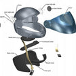 Buckle Skyhelmets Fujin